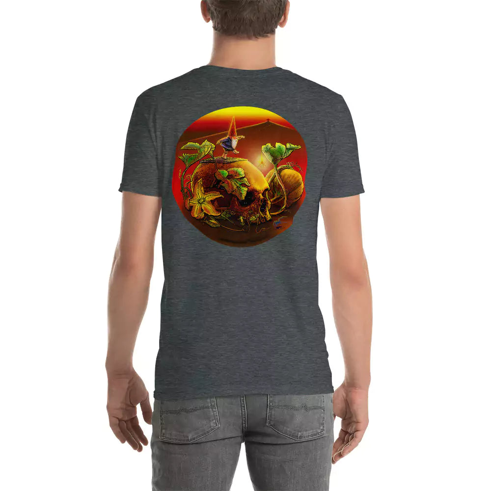 SkeetDesigns | GnomeDriven | Men's Short Sleeve T-Shirt | Halloween V2 | Disc Golf Apparel