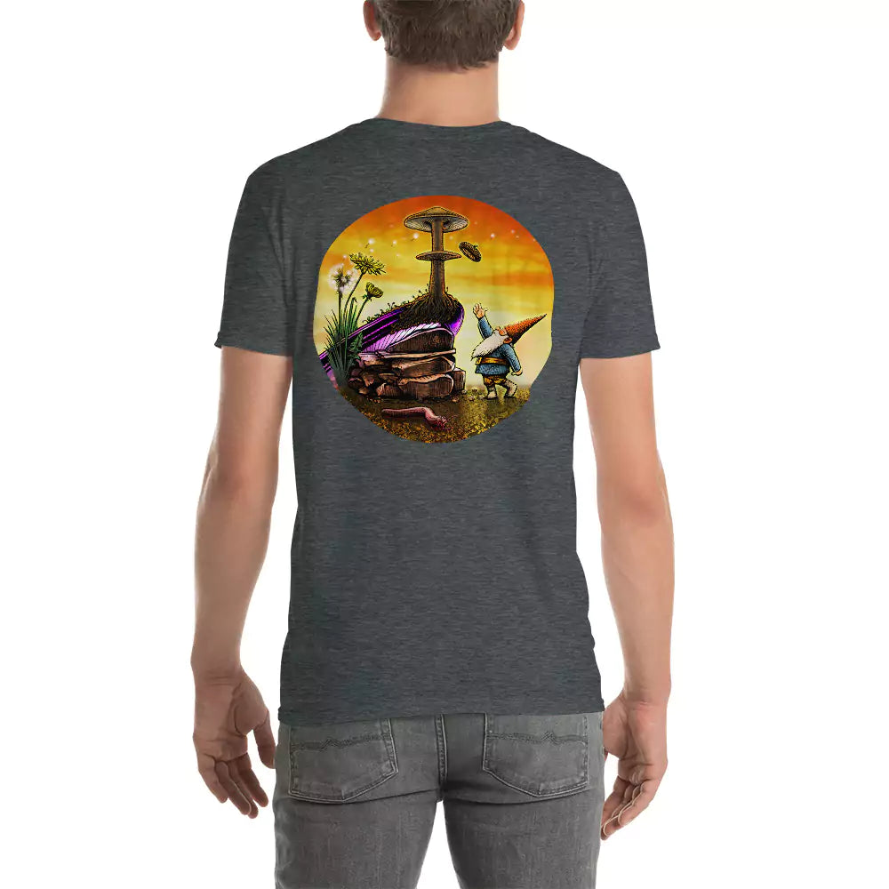 SkeetDesigns | GnomeDriven | Men's Short Sleeve T-Shirt | Windy Up Putt V2 | Disc Golf Apparel