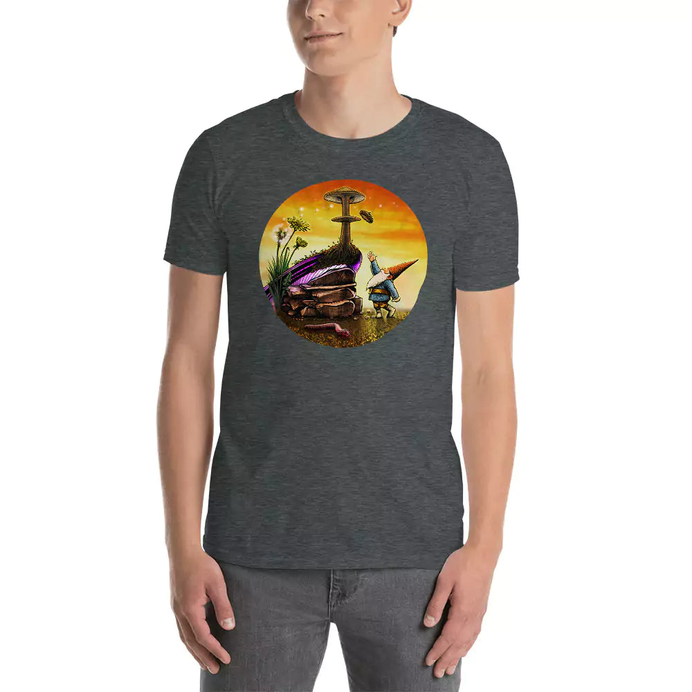 SkeetDesigns | GnomeDriven | Men's Short Sleeve T-Shirt | Windy Up Putt | Disc Golf Apparel