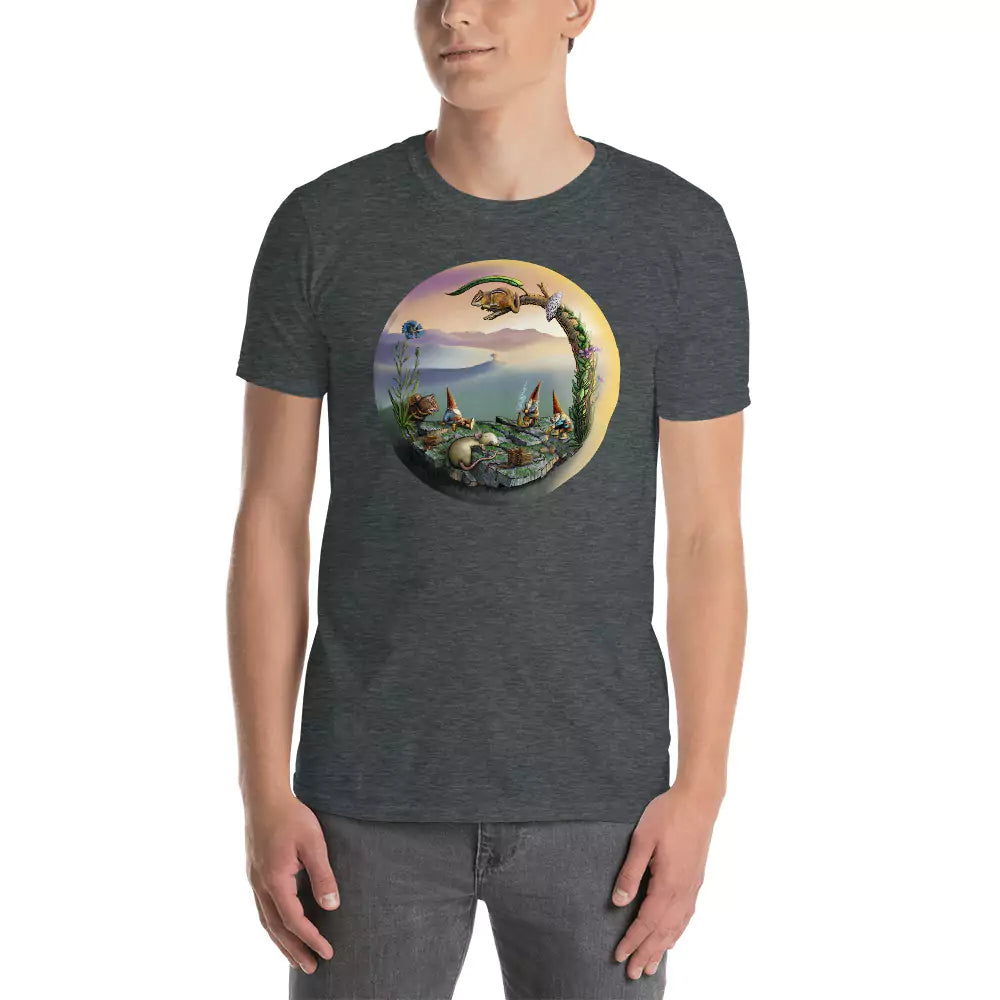 SkeetDesigns | GnomeDriven | Men's Short Sleeve T-Shirt | Mid-Round Break | Disc Golf Apparel