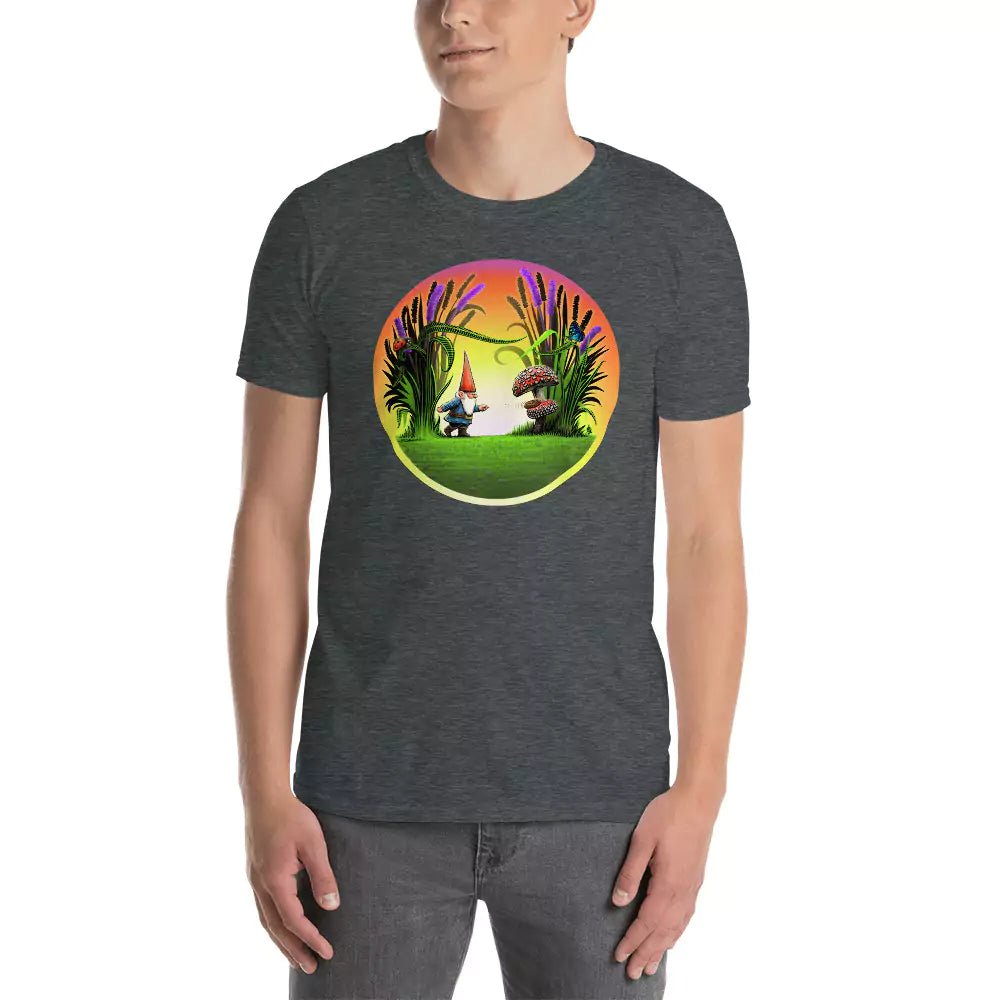 SkeetDesigns | GnomeDriven | Men's Short Sleeve T-Shirt | Drop In Putt | Disc Golf Apparel