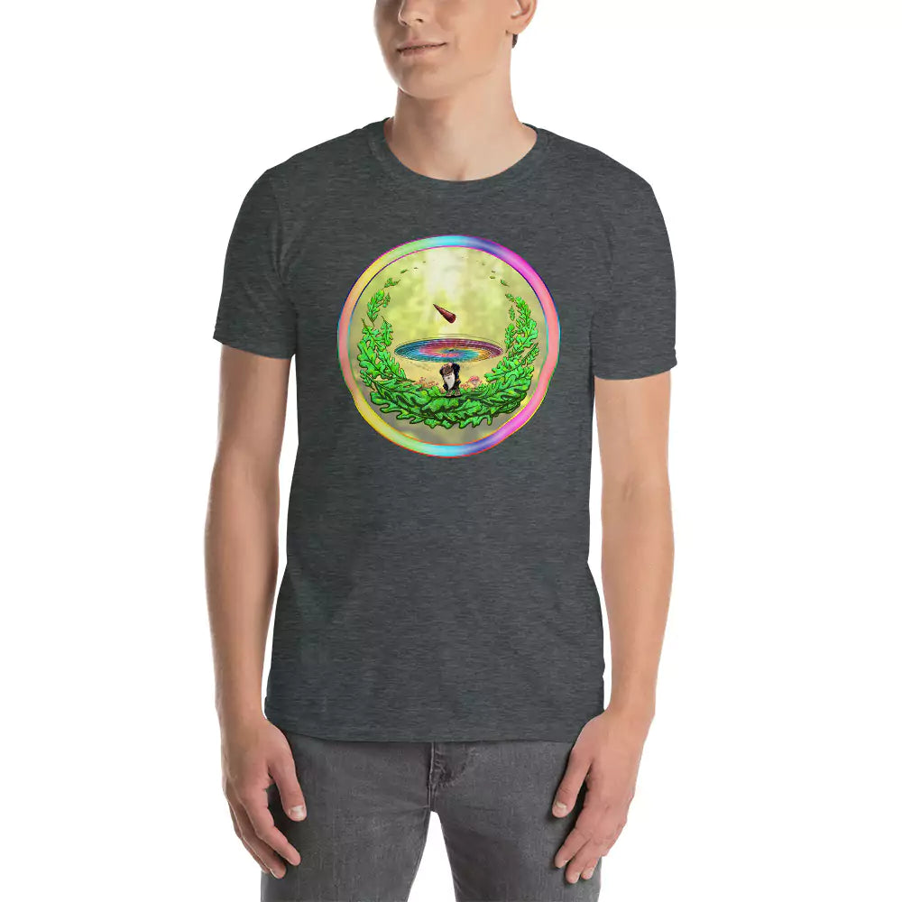 SkeetDesigns | GnomeDriven | Men's Short Sleeve T-Shirt | Close Call | Disc Golf Apparel