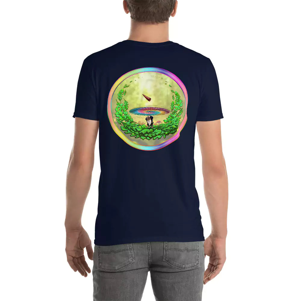 SkeetDesigns | GnomeDriven | Men's Short Sleeve T-Shirt | Close Call V2 | Disc Golf Apparel