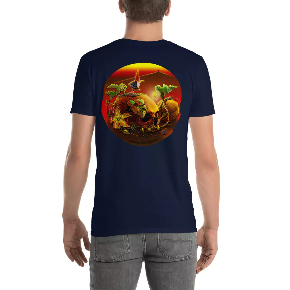 SkeetDesigns | GnomeDriven | Men's Short Sleeve T-Shirt | Halloween V2 | Disc Golf Apparel