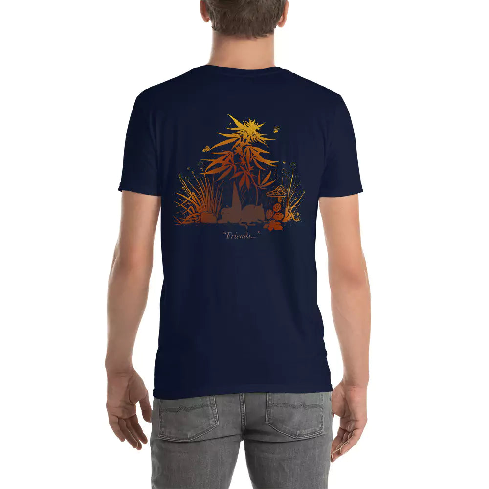SkeetDesigns | GnomeDriven | Men's Short Sleeve T-Shirt | Missed Friends V2 | Disc Golf Apparel