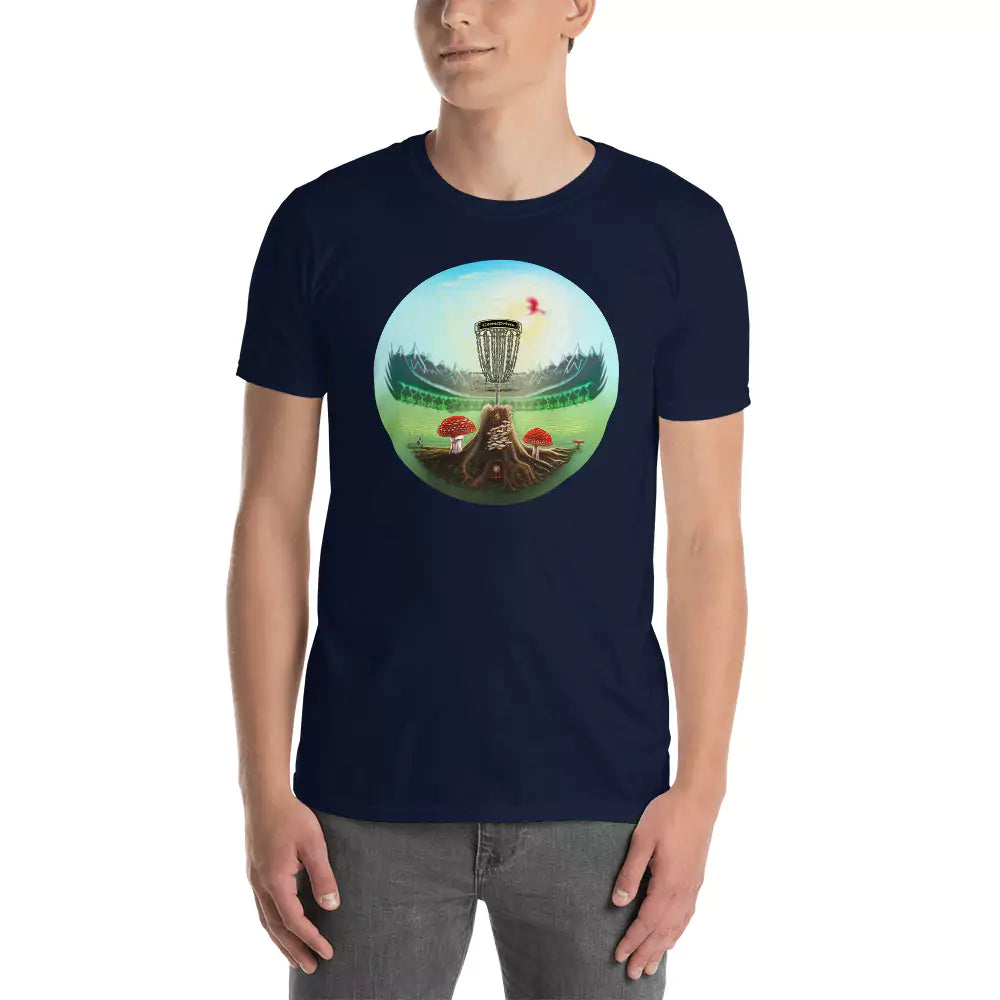 SkeetDesigns | GnomeDriven | Men's Short Sleeve T-Shirt | Home | Disc Golf Apparel