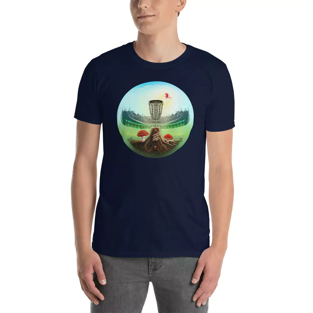 SkeetDesigns | GnomeDriven | Men's Short Sleeve T-Shirt | Home | Disc Golf Apparel