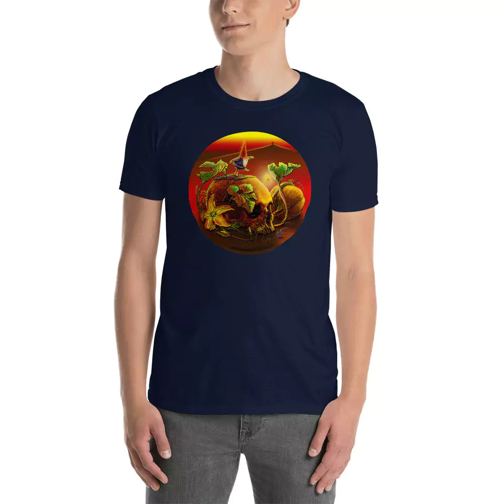 SkeetDesigns | GnomeDriven | Men's Short Sleeve T-Shirt | Halloween | Disc Golf Apparel