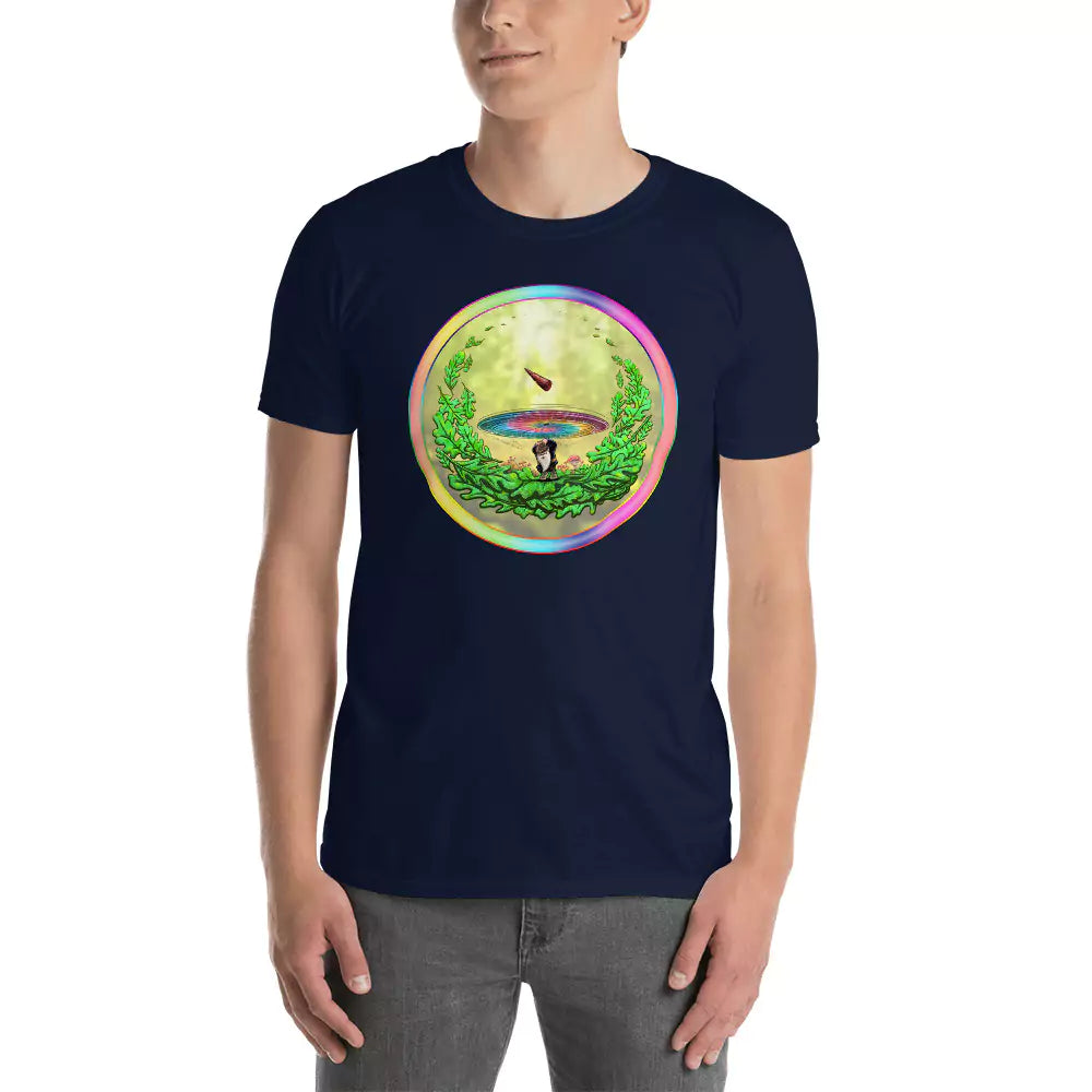 SkeetDesigns | GnomeDriven | Men's Short Sleeve T-Shirt | Close Call | Disc Golf Apparel