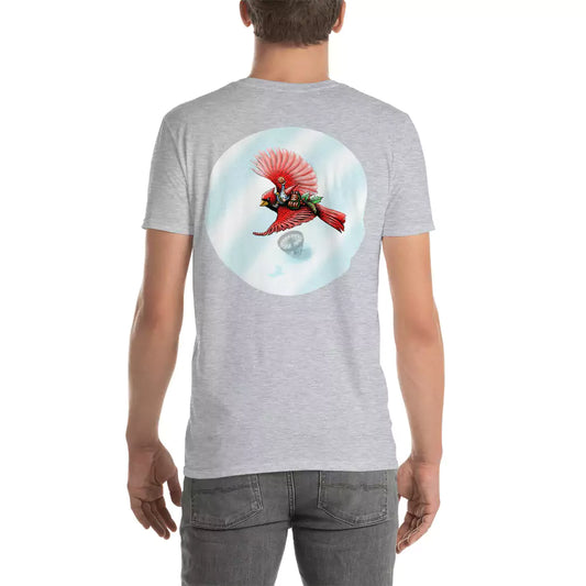 SkeetDesigns | GnomeDriven | Men's Short Sleeve T-Shirt | Cardinal V2 | Disc Golf Apparel