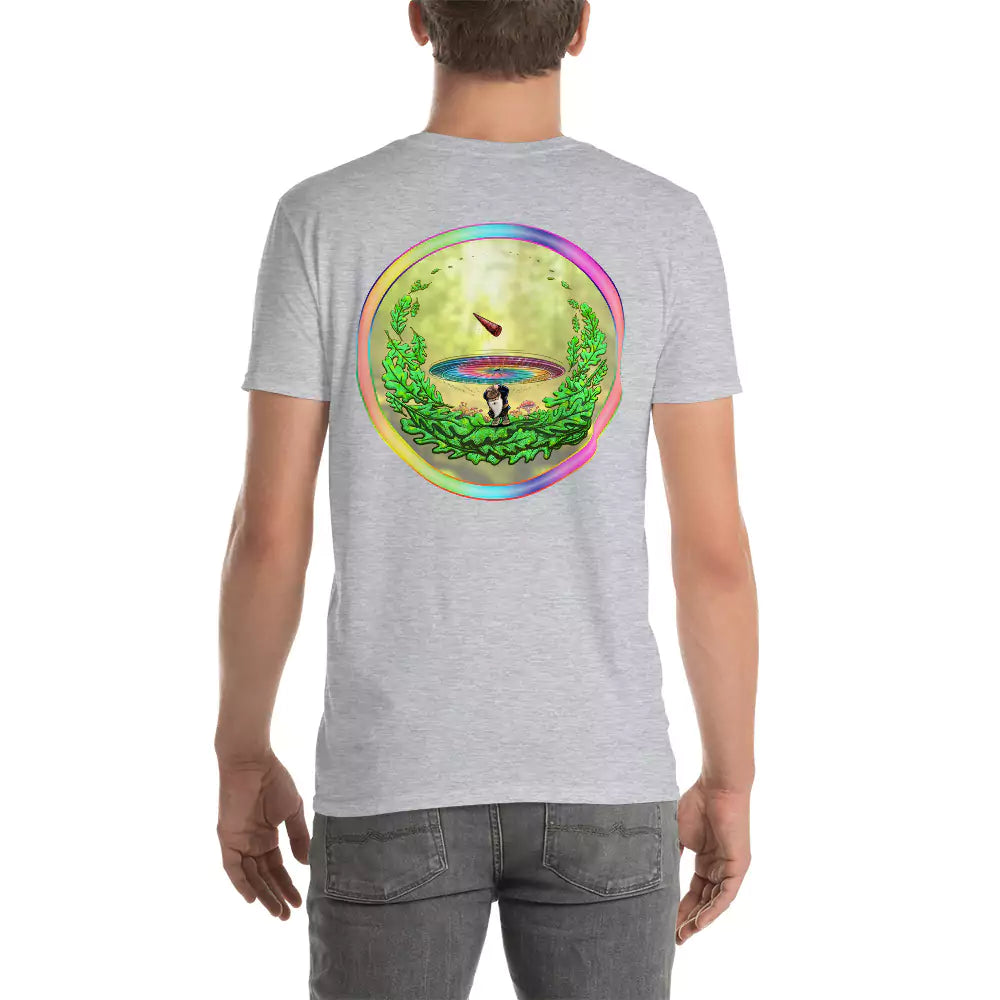SkeetDesigns | GnomeDriven | Men's Short Sleeve T-Shirt | Close Call V2 | Disc Golf Apparel