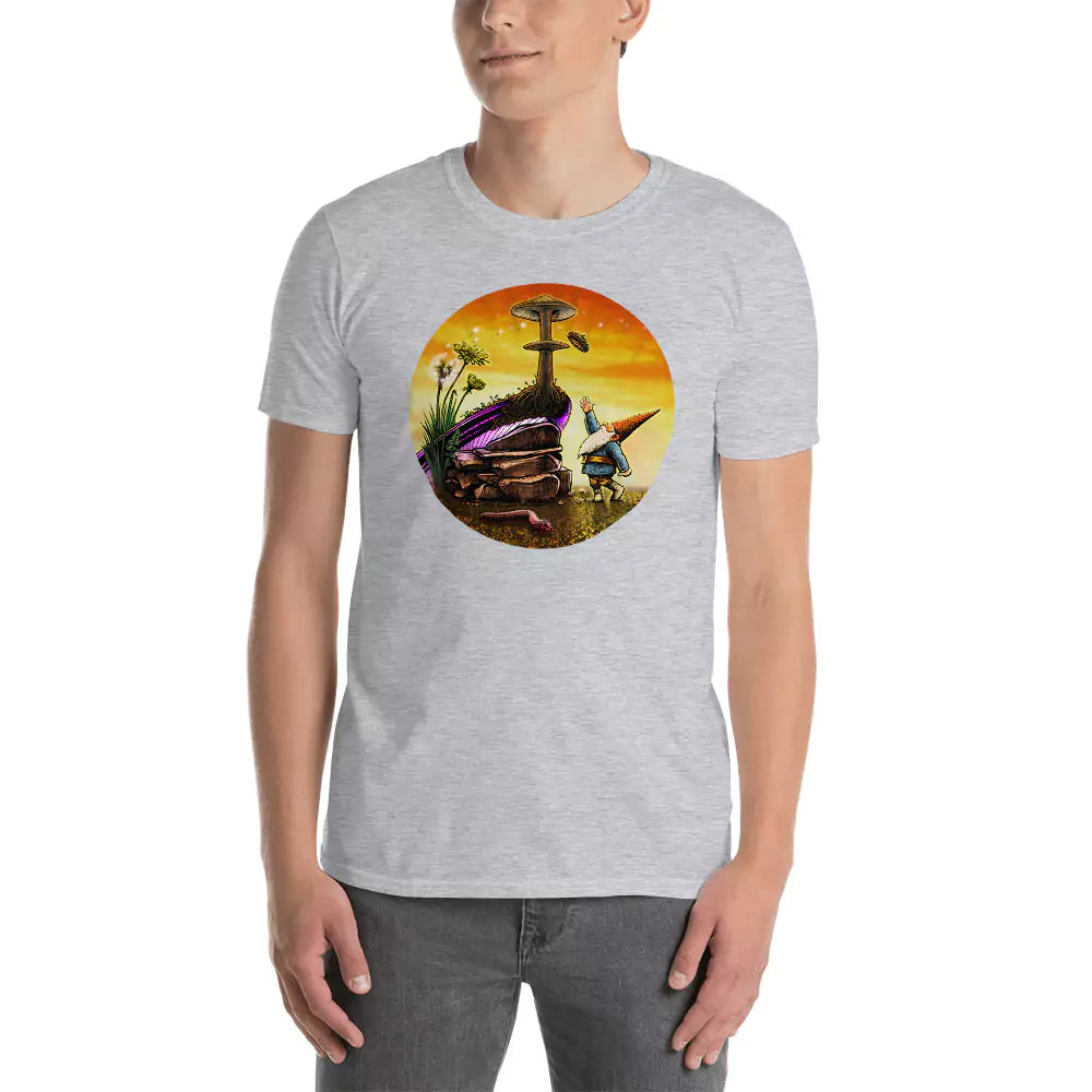 SkeetDesigns | GnomeDriven | Men's Short Sleeve T-Shirt | Windy Up Putt | Disc Golf Apparel