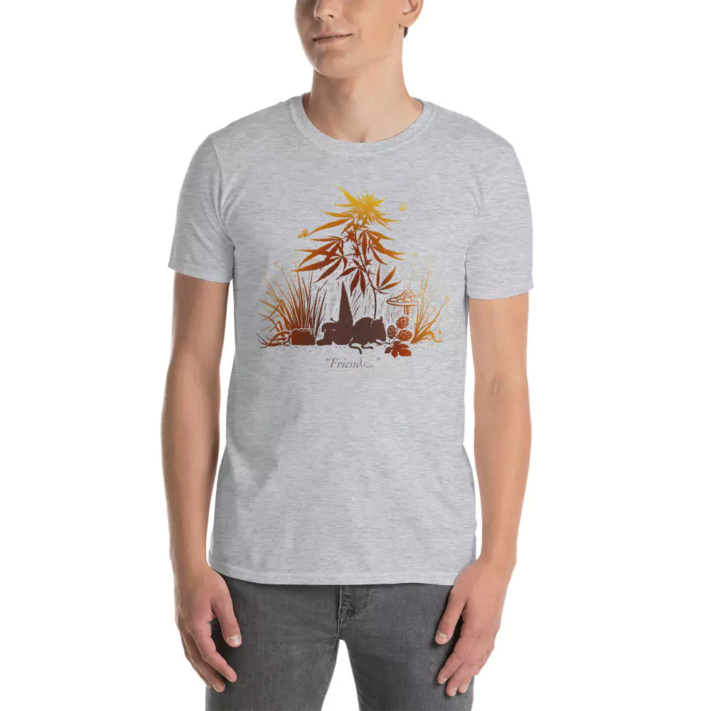 SkeetDesigns | GnomeDriven | Men's Short Sleeve T-Shirt | Missed Friends | Disc Golf Apparel