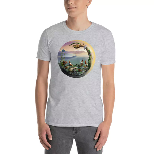 SkeetDesigns | GnomeDriven | Men's Short Sleeve T-Shirt | Mid-Round Break | Disc Golf Apparel