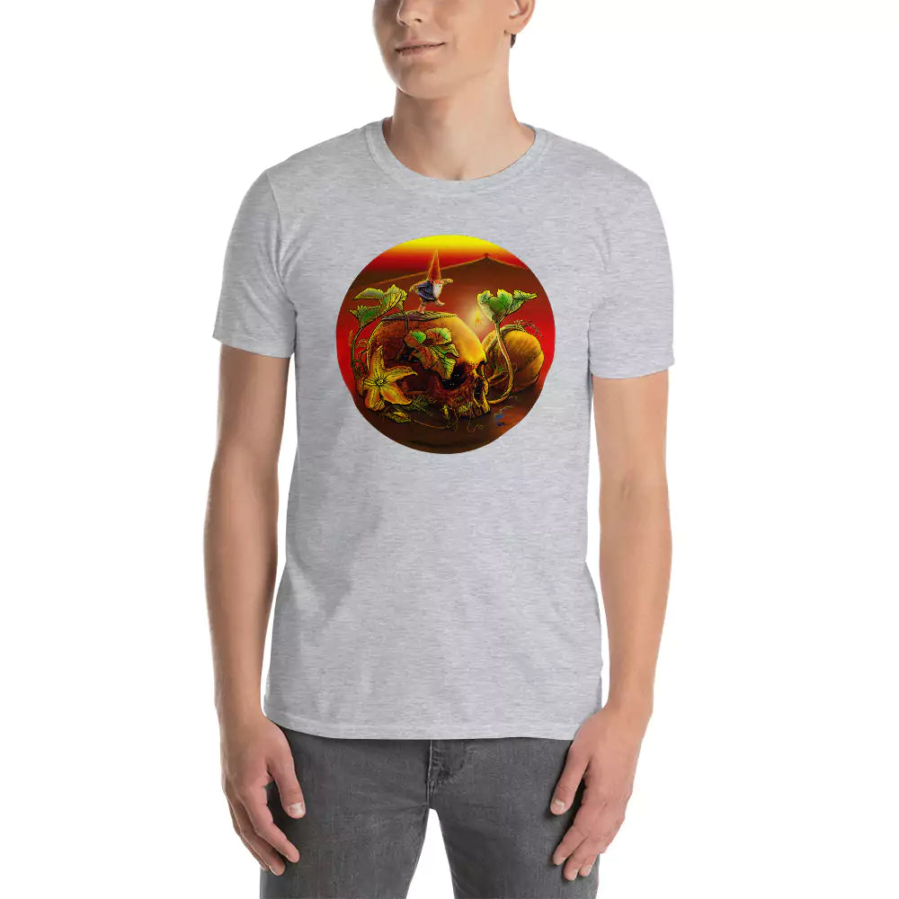 SkeetDesigns | GnomeDriven | Men's Short Sleeve T-Shirt | Halloween | Disc Golf Apparel