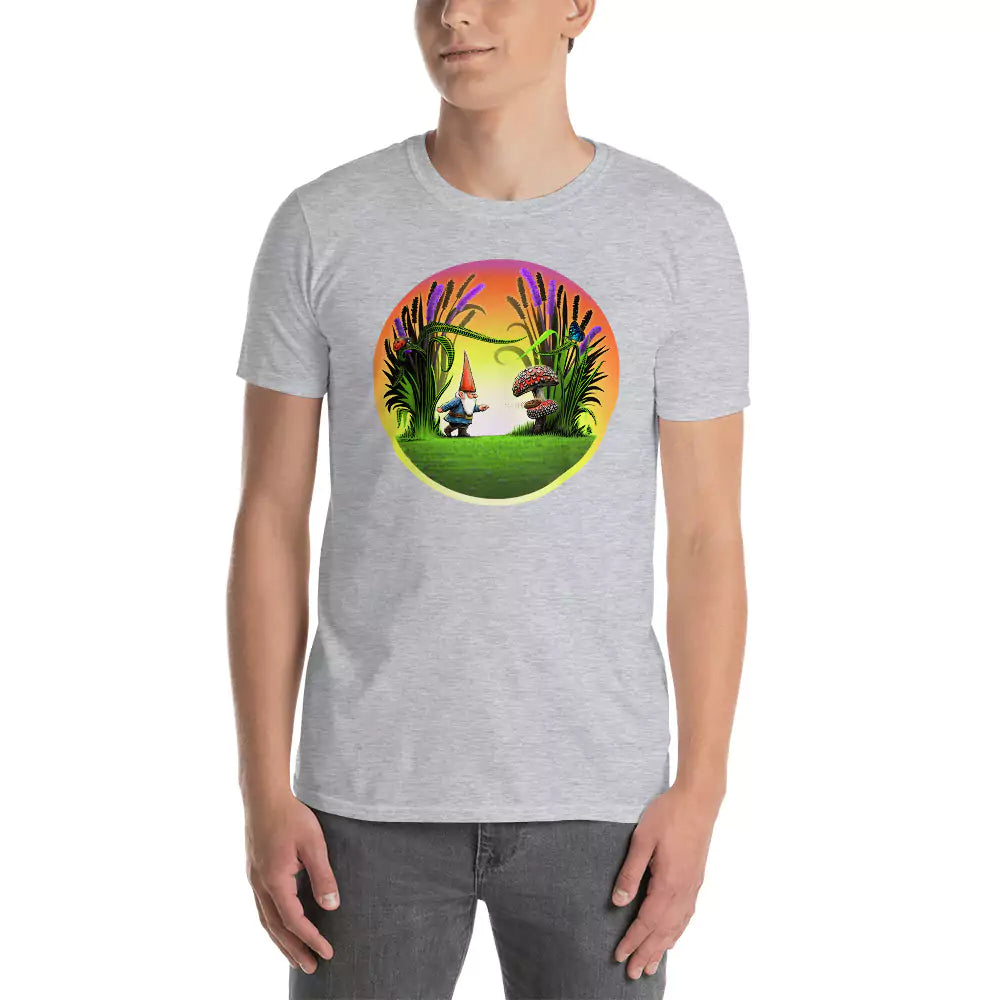 SkeetDesigns | GnomeDriven | Men's Short Sleeve T-Shirt | Drop In Putt | Disc Golf Apparel