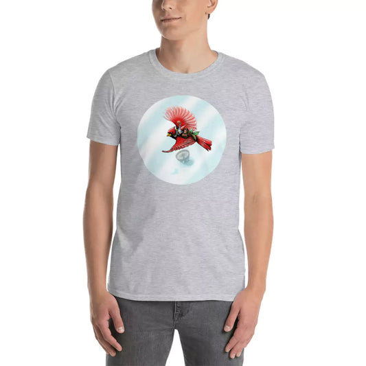 SkeetDesigns | GnomeDriven | Men's Short Sleeve T-Shirt | Cardinal | Disc Golf Apparel