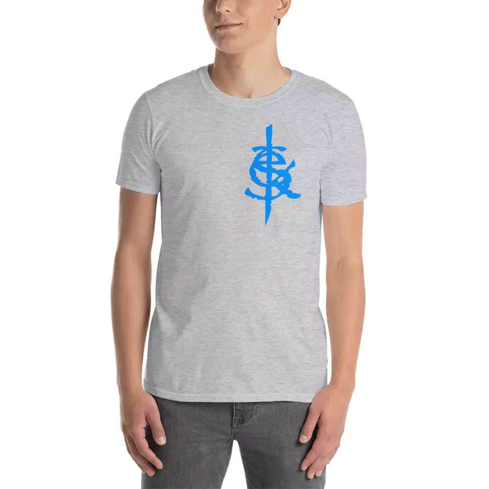 SkeetDesigns | GnomeDriven | Men's Short Sleeve T-Shirt | Blue Jay Rider V2 | Disc Golf Apparel