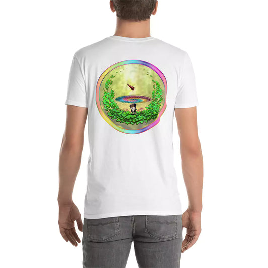 SkeetDesigns | GnomeDriven | Men's Short Sleeve T-Shirt | Close Call V2 | Disc Golf Apparel