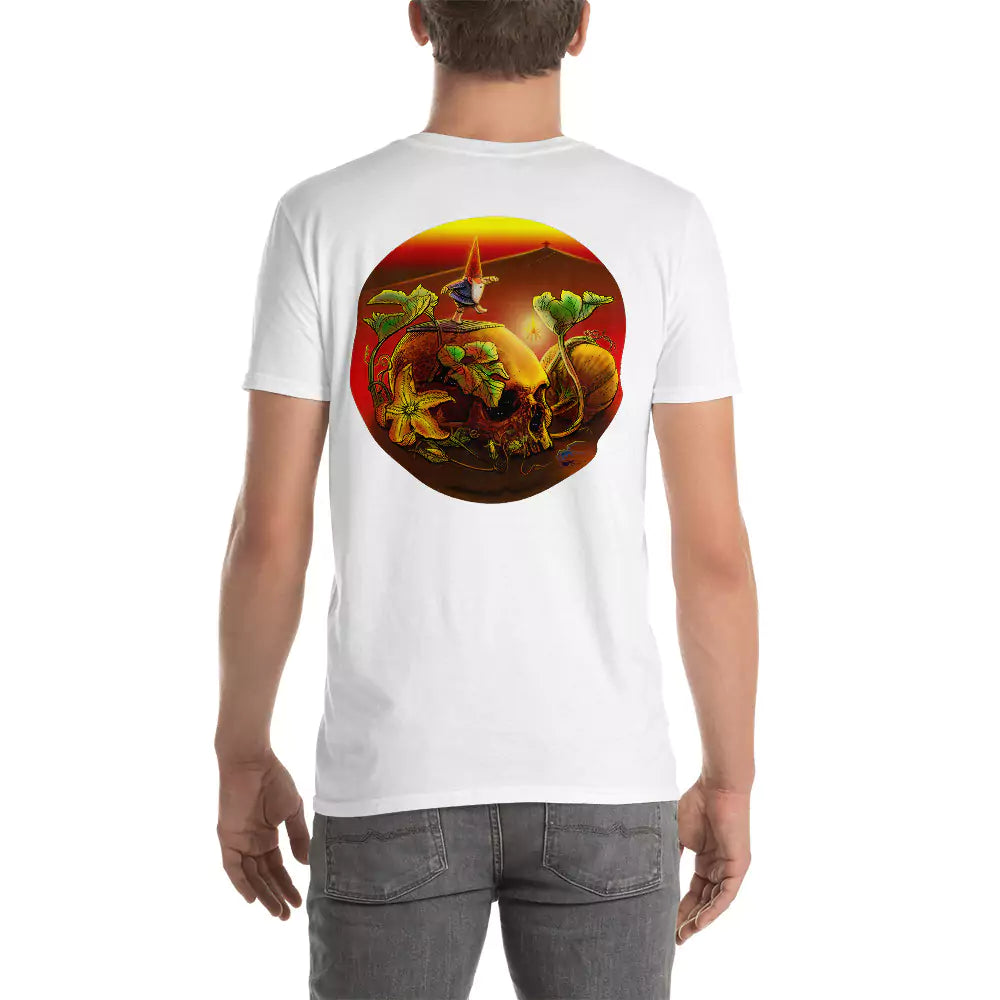 SkeetDesigns | GnomeDriven | Men's Short Sleeve T-Shirt | Halloween V2 | Disc Golf Apparel