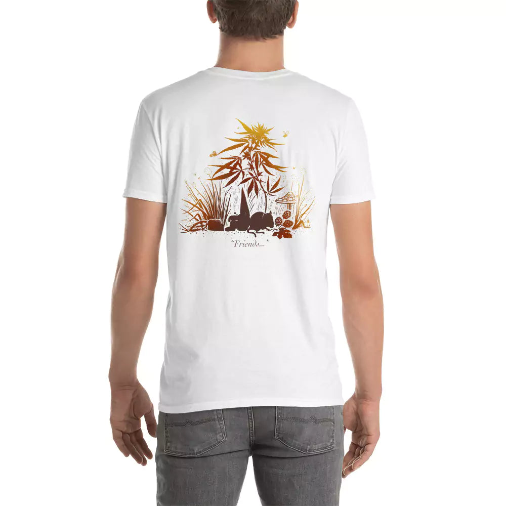 SkeetDesigns | GnomeDriven | Men's Short Sleeve T-Shirt | Missed Friends V2 | Disc Golf Apparel