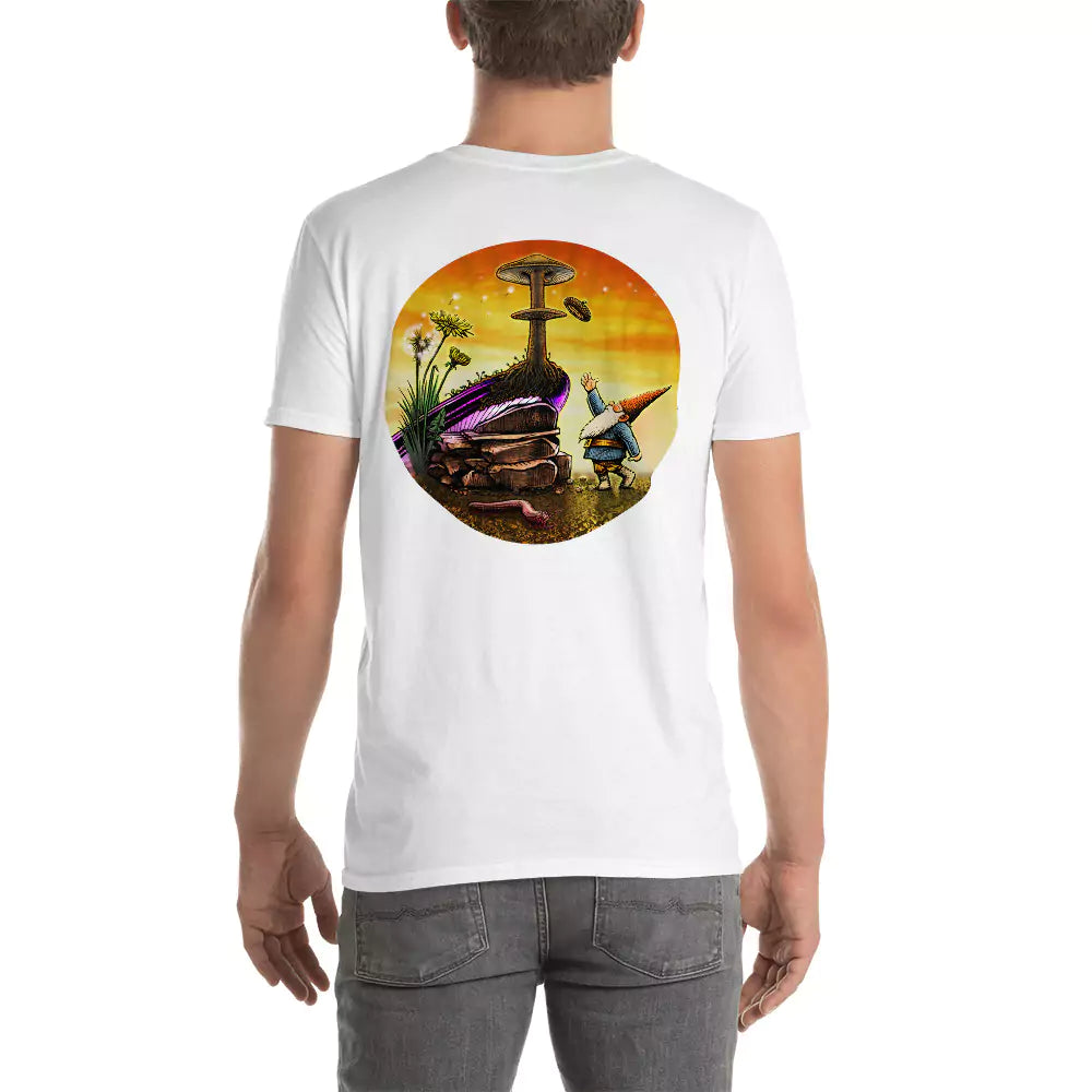 SkeetDesigns | GnomeDriven | Men's Short Sleeve T-Shirt | Windy Up Putt V2 | Disc Golf Apparel