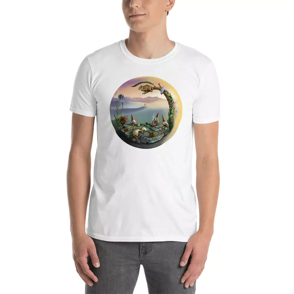 SkeetDesigns | GnomeDriven | Men's Short Sleeve T-Shirt | Mid-Round Break | Disc Golf Apparel
