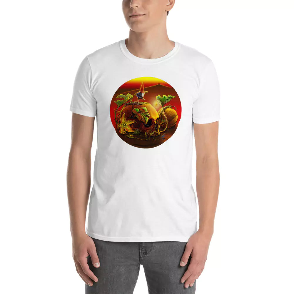 SkeetDesigns | GnomeDriven | Men's Short Sleeve T-Shirt | Halloween | Disc Golf Apparel