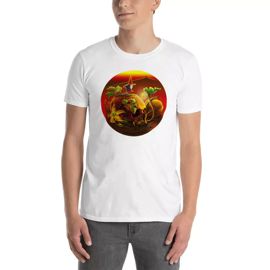 SkeetDesigns | GnomeDriven | Men's Short Sleeve T-Shirt | Halloween | Disc Golf Apparel