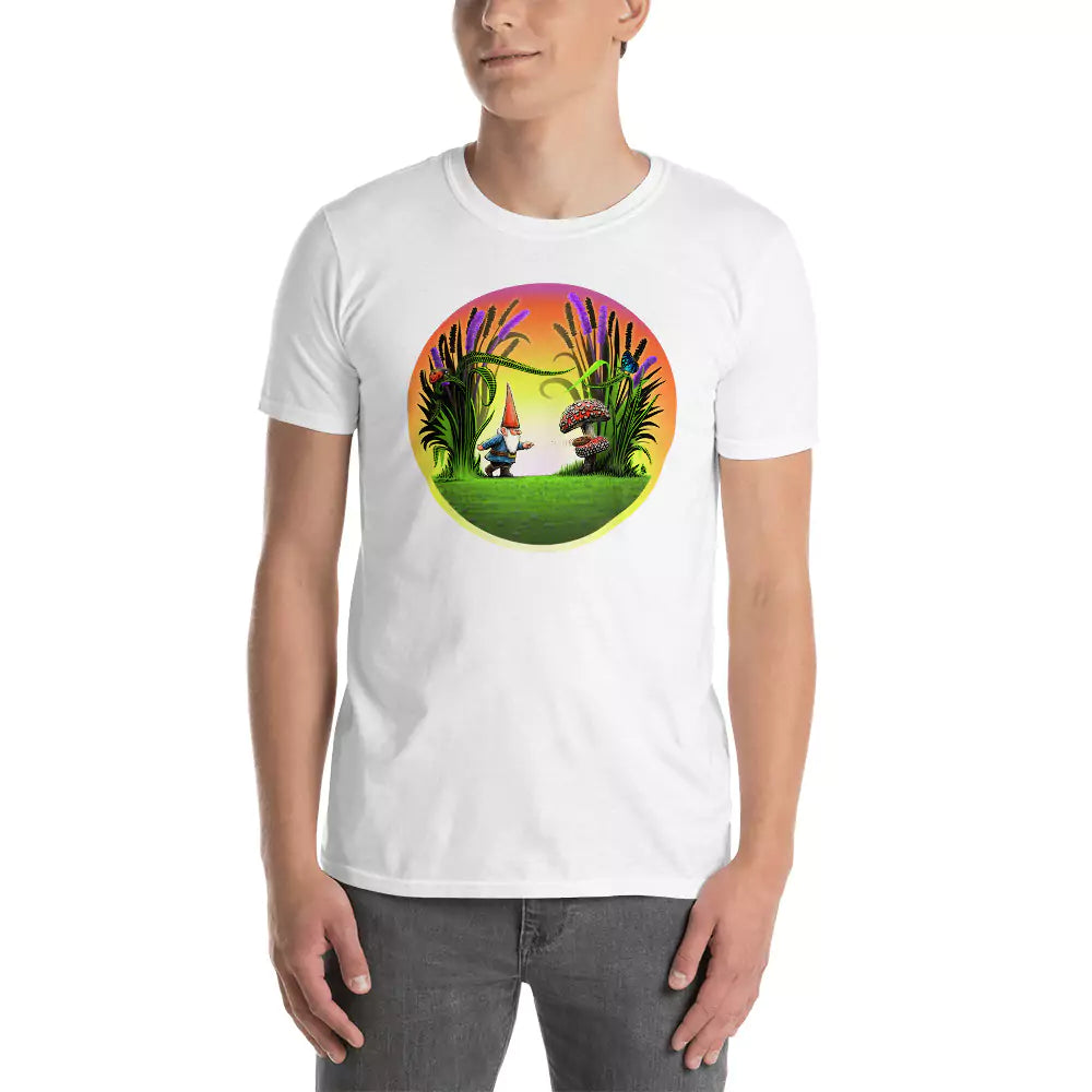 SkeetDesigns | GnomeDriven | Men's Short Sleeve T-Shirt | Drop In Putt | Disc Golf Apparel