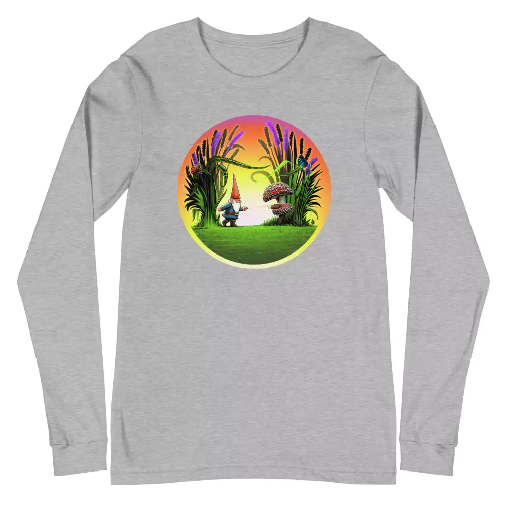 SkeetDesigns | GnomeDriven | Men's Long Sleeve T-Shirt | Drop In Putt | Disc Golf Apparel