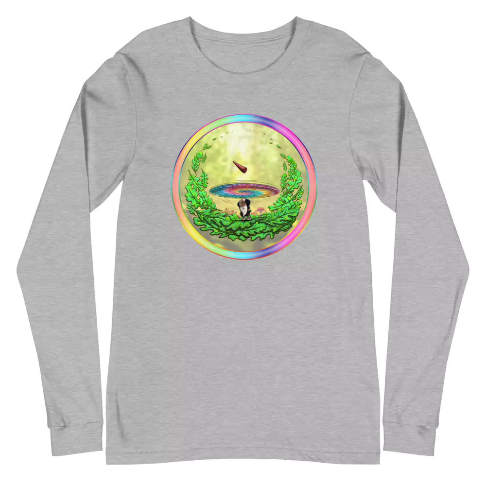 SkeetDesigns | GnomeDriven | Men's Long Sleeve T-Shirt | Close Call | Disc Golf Apparel