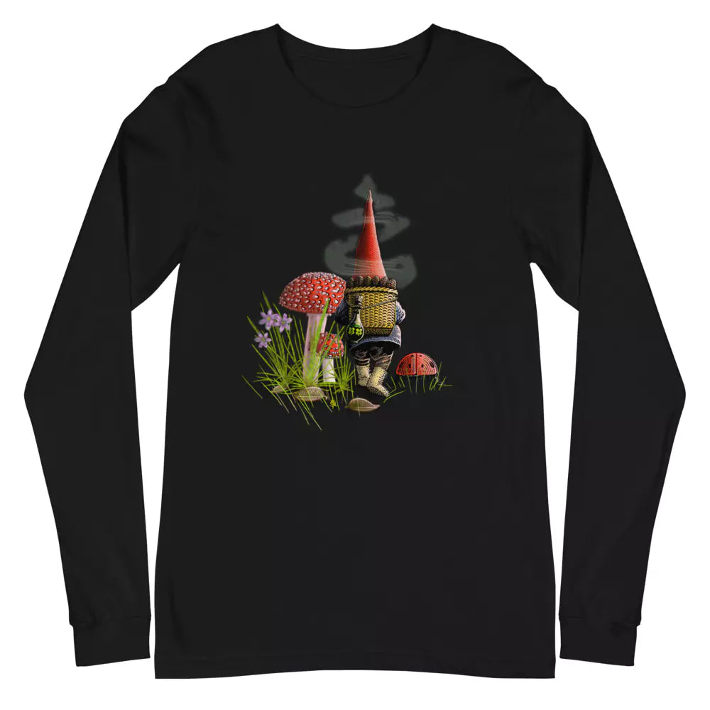 SkeetDesigns | GnomeDriven | Men's Long Sleeve T-Shirt | The Road Ahead | Disc Golf Apparel