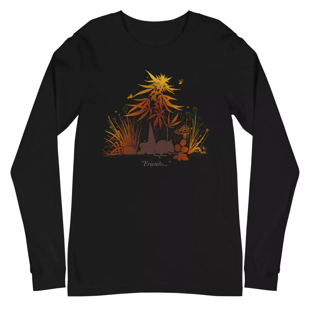 SkeetDesigns | GnomeDriven | Men's Long Sleeve T-Shirt | Missed Friends | Disc Golf Apparel