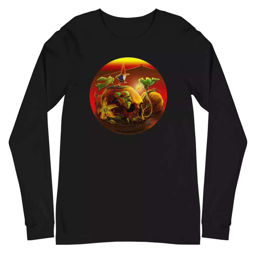 SkeetDesigns | GnomeDriven | Men's Long Sleeve T-Shirt | Halloween | Disc Golf Apparel