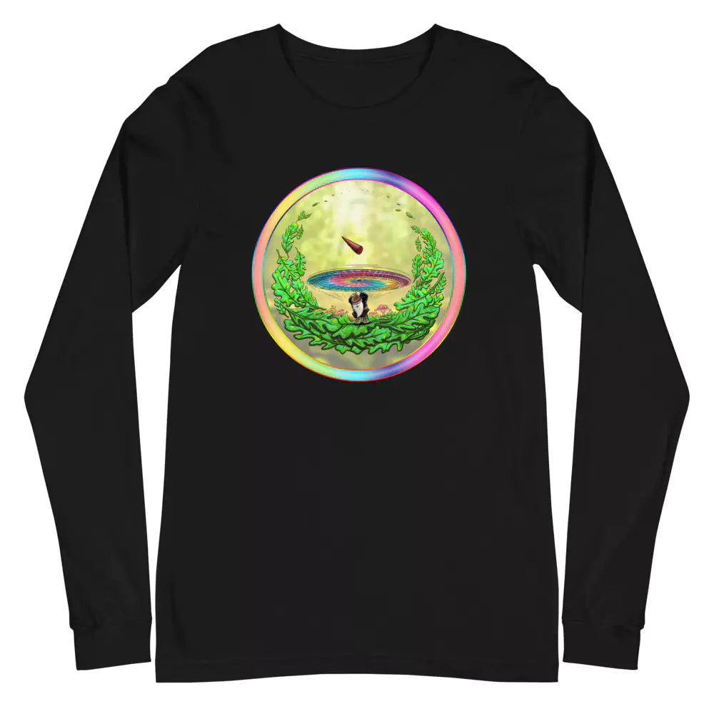 SkeetDesigns | GnomeDriven | Men's Long Sleeve T-Shirt | Close Call | Disc Golf Apparel