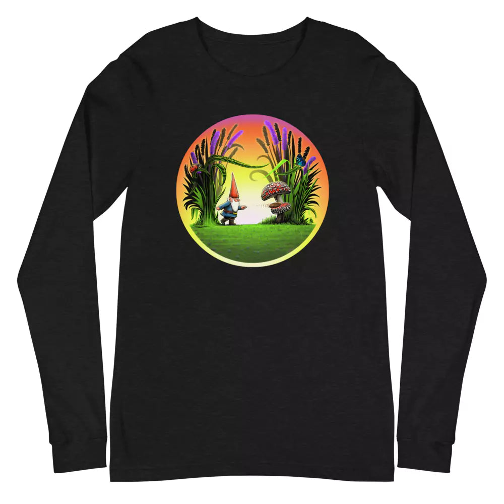 SkeetDesigns | GnomeDriven | Men's Long Sleeve T-Shirt | Drop In Putt | Disc Golf Apparel