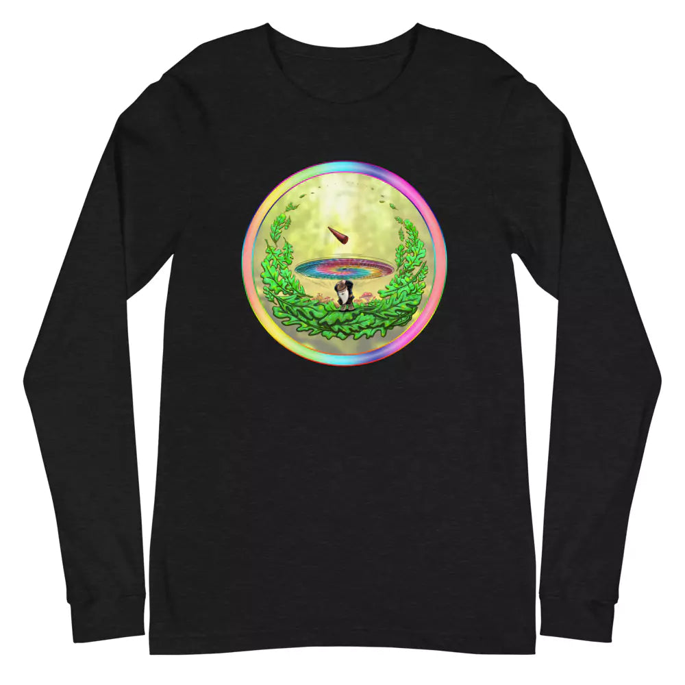 SkeetDesigns | GnomeDriven | Men's Long Sleeve T-Shirt | Close Call | Disc Golf Apparel