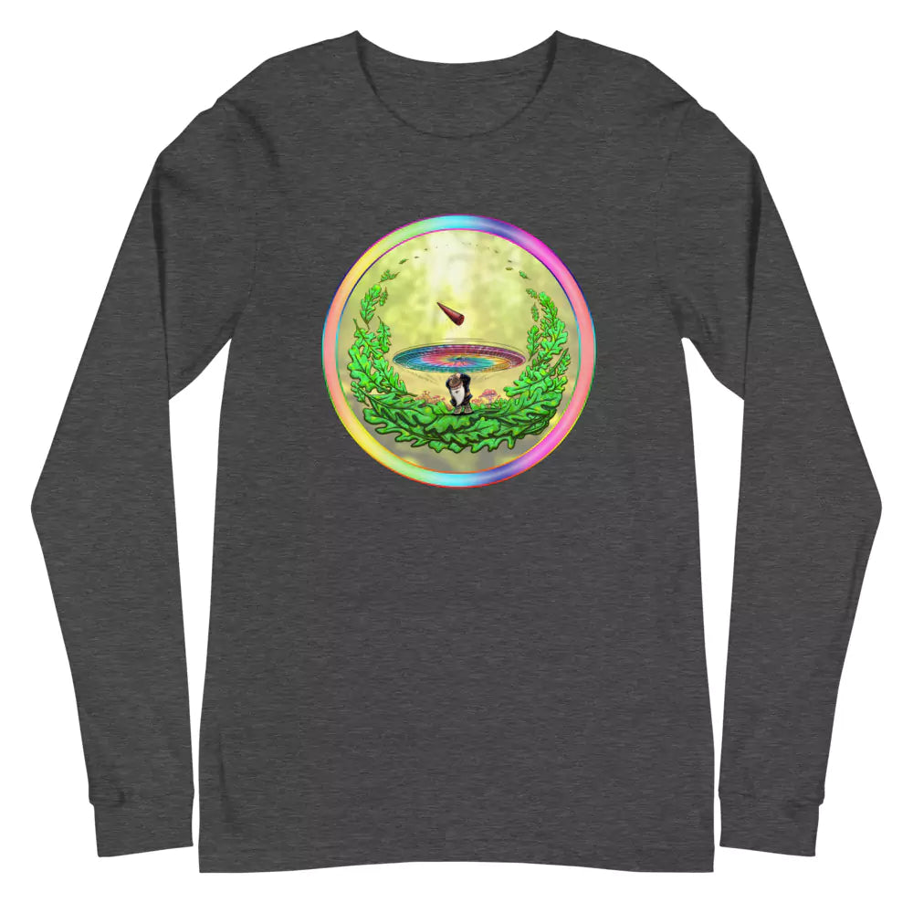 SkeetDesigns | GnomeDriven | Men's Long Sleeve T-Shirt | Close Call | Disc Golf Apparel