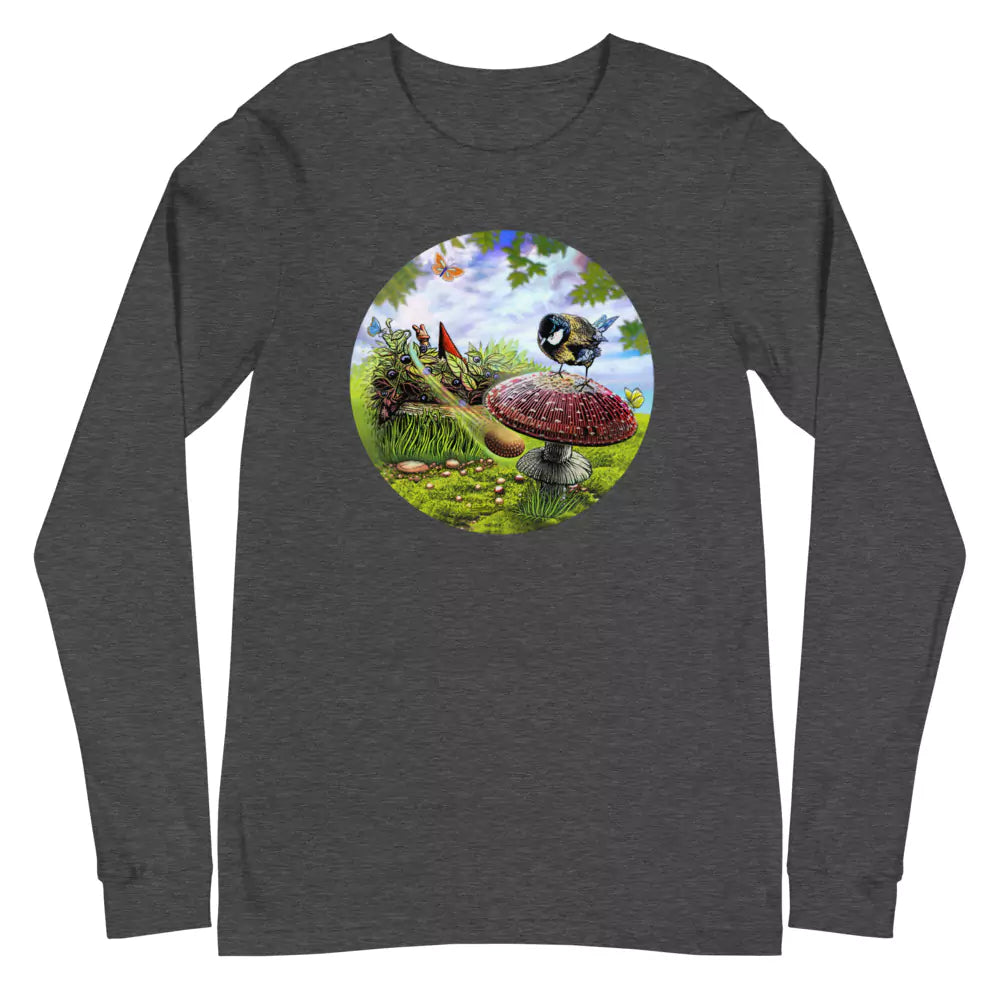SkeetDesigns | GnomeDriven | Men's Long Sleeve T-Shirt | Blind Flick Run | Disc Golf Apparel
