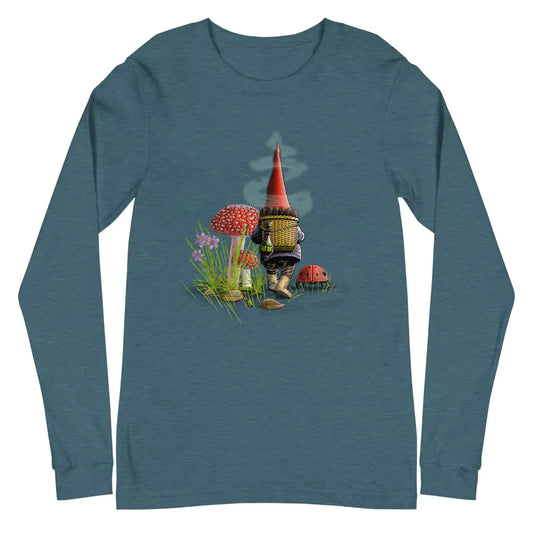 SkeetDesigns | GnomeDriven | Men's Long Sleeve T-Shirt | The Road Ahead | Disc Golf Apparel