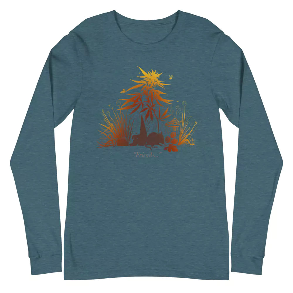 SkeetDesigns | GnomeDriven | Men's Long Sleeve T-Shirt | Missed Friends | Disc Golf Apparel