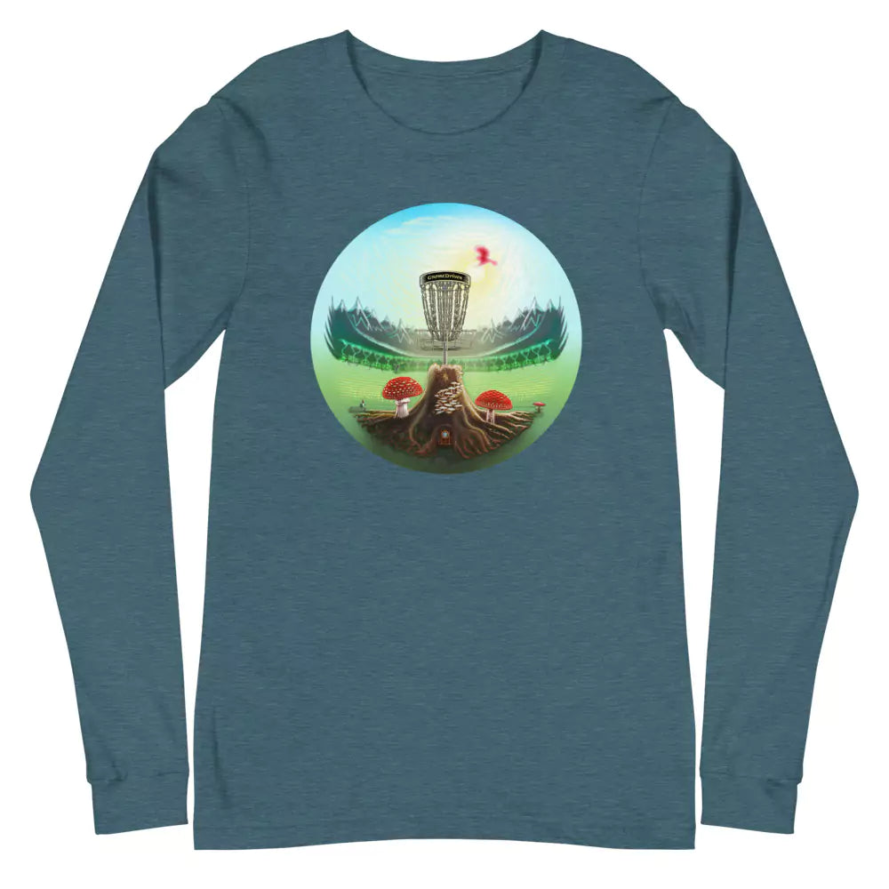 SkeetDesigns | GnomeDriven | Men's Long Sleeve T-Shirt | Home | Disc Golf Apparel