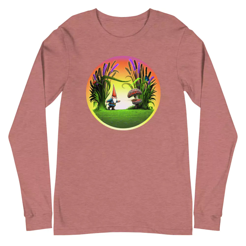 SkeetDesigns | GnomeDriven | Men's Long Sleeve T-Shirt | Drop In Putt | Disc Golf Apparel
