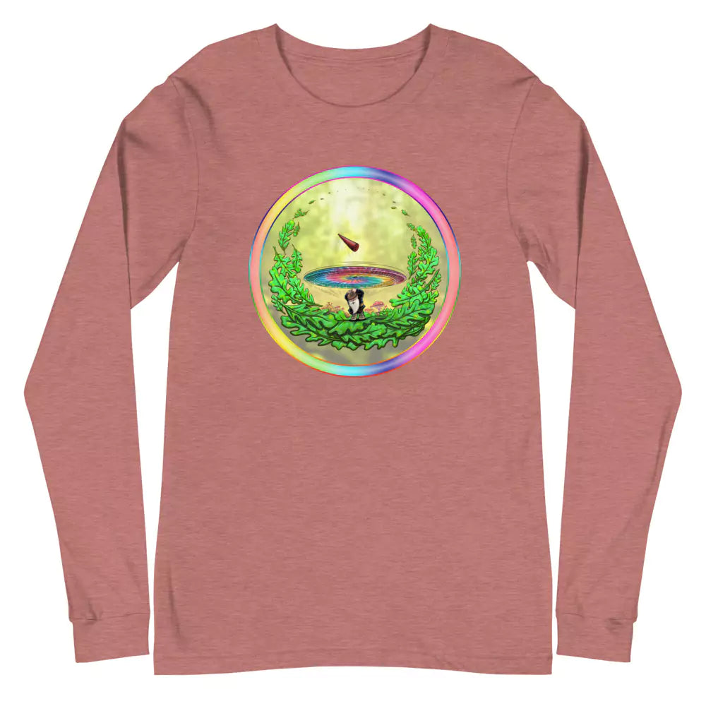 SkeetDesigns | GnomeDriven | Men's Long Sleeve T-Shirt | Close Call | Disc Golf Apparel