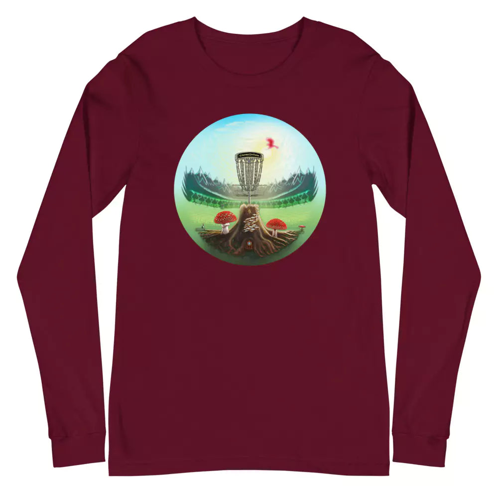 SkeetDesigns | GnomeDriven | Men's Long Sleeve T-Shirt | Home | Disc Golf Apparel
