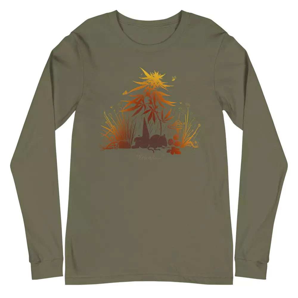 SkeetDesigns | GnomeDriven | Men's Long Sleeve T-Shirt | Missed Friends | Disc Golf Apparel
