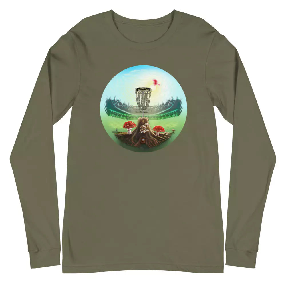 SkeetDesigns | GnomeDriven | Men's Long Sleeve T-Shirt | Home | Disc Golf Apparel