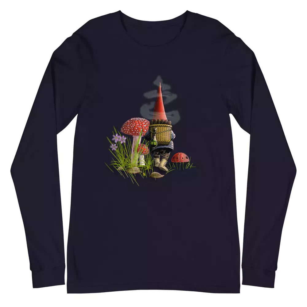 SkeetDesigns | GnomeDriven | Men's Long Sleeve T-Shirt | The Road Ahead | Disc Golf Apparel