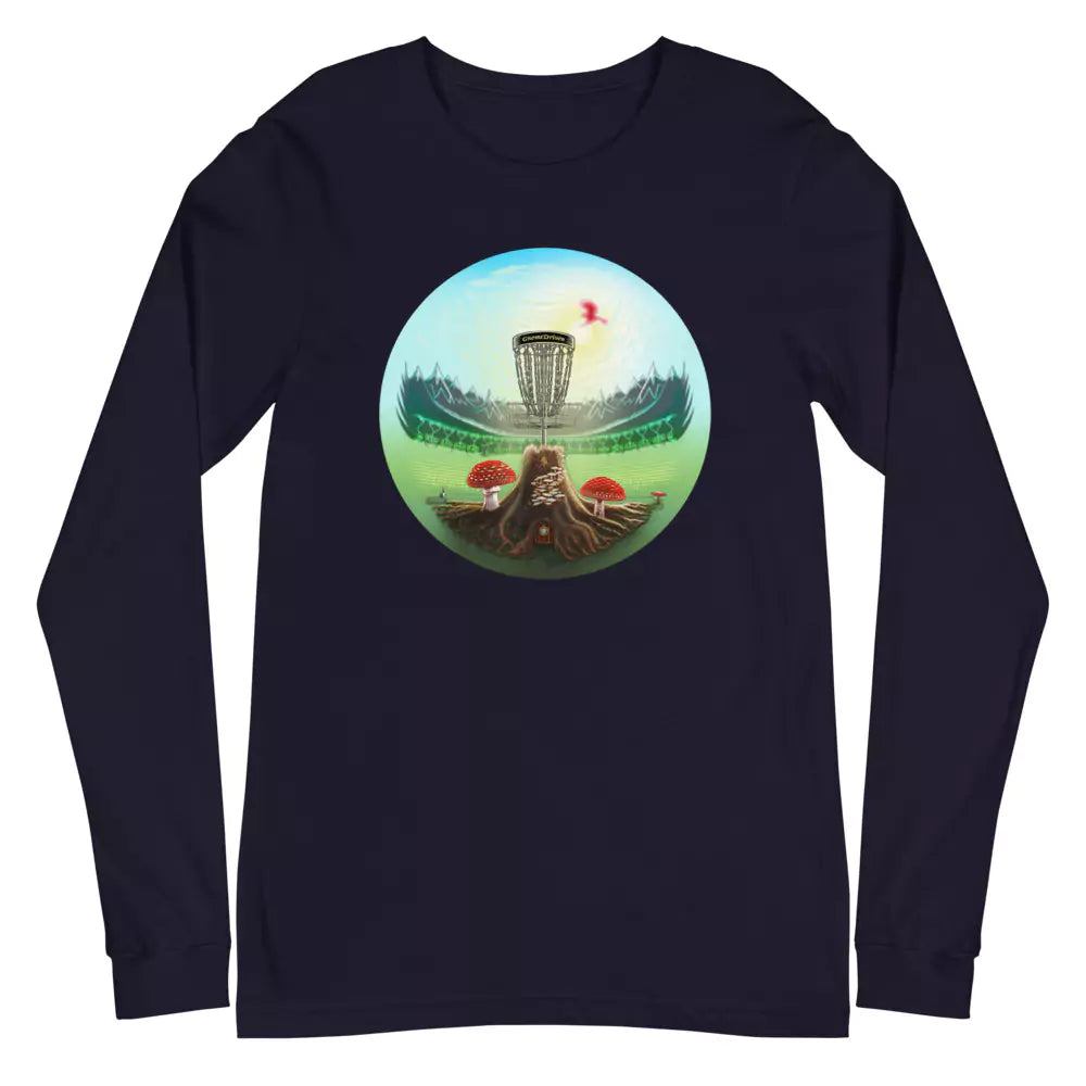 SkeetDesigns | GnomeDriven | Men's Long Sleeve T-Shirt | Home | Disc Golf Apparel